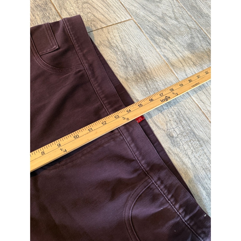 Spanx Jean-ish Leggings 3X Tall Plum 3XLT 20018S High Rise Slim Fit Pull On Pant - Picture 10 of 11